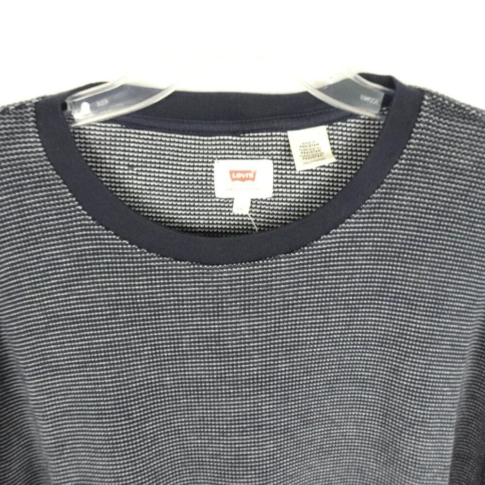 Levi's Thermal Shirt Men's Size 2XL Blue Long Sleeve Crew Neck Casual